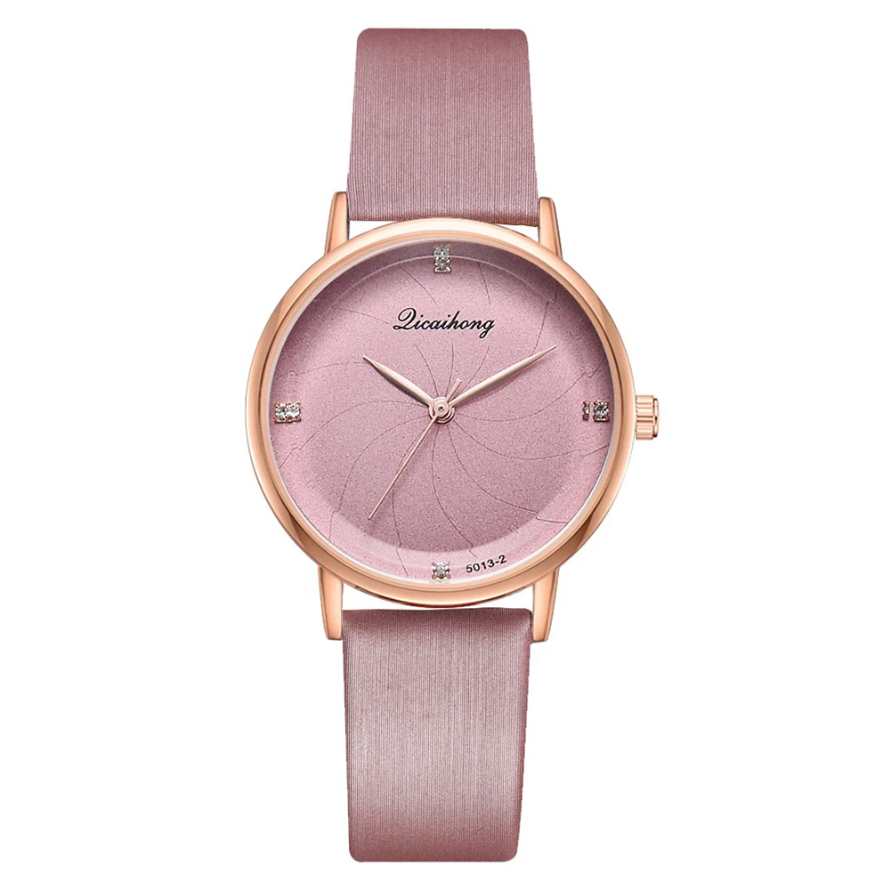 Топ люксовый бренд модные женские часы Стразы индекс спиральный принт циферблат