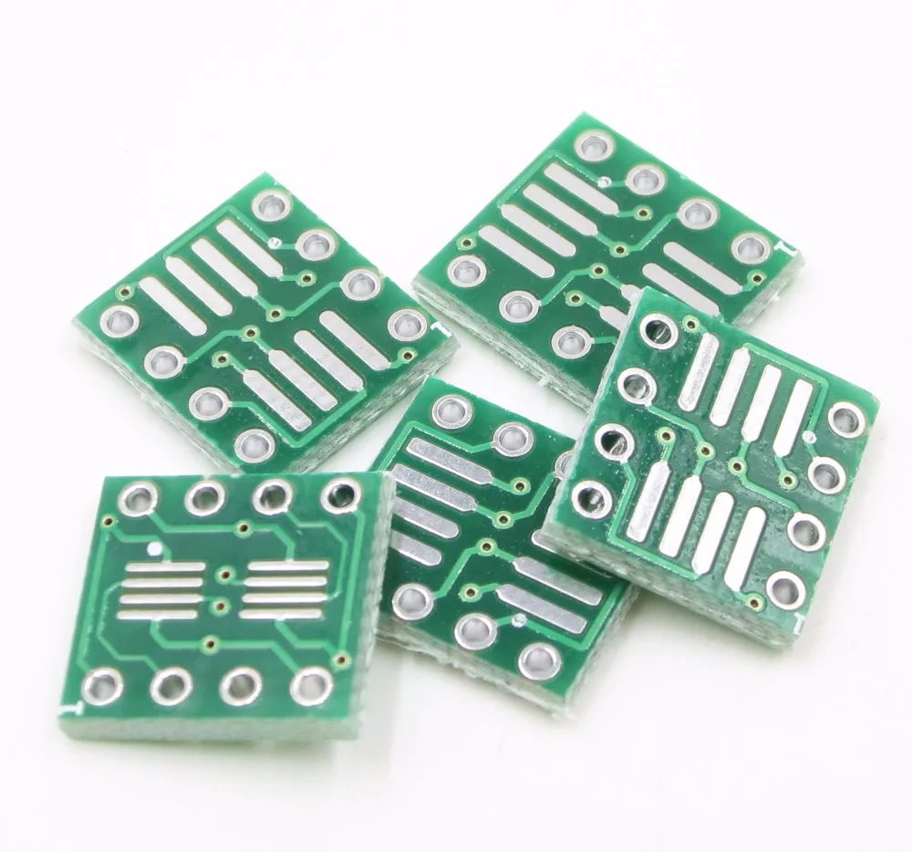 10 шт. SOP8 поворотный DIP8 / SOIC8 к разъему адаптера IC so8/tssop8/soic8/sop8 К dip8 без