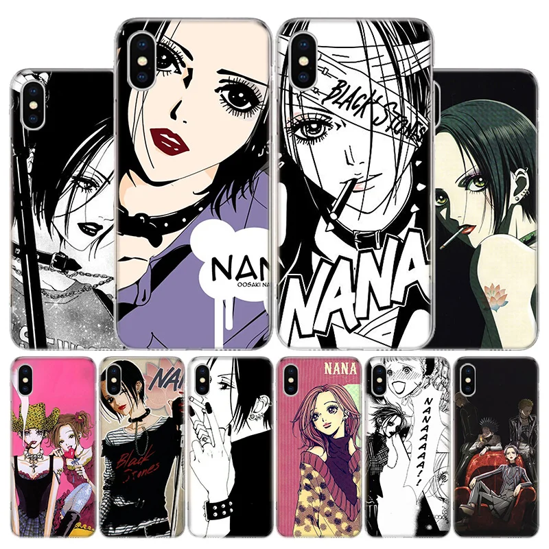 

NaNa Osaki Anime Cover Phone Case For Apple iPhone 11 12 13 Pro XR X XS Max 7 8 6 6S Plus + Mini 5S SE Print Shell Coque Fundas