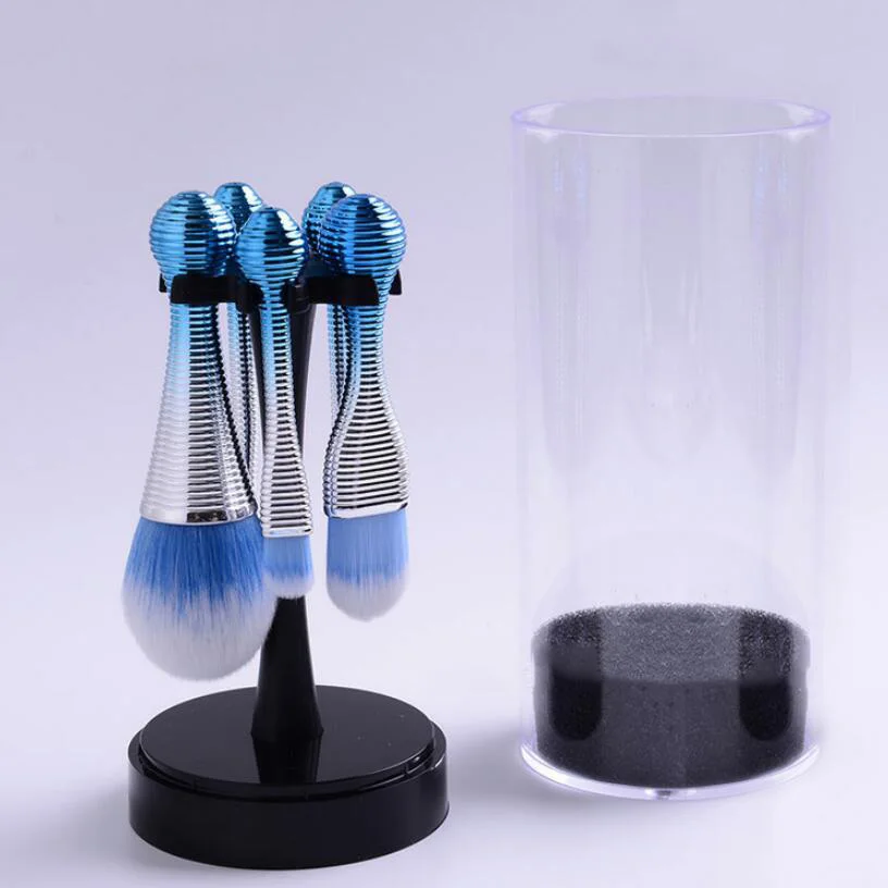 5 шт цветные кисти для макияжа набор косметических инструментов Кисть основа