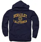 Магазин одежды для колледжа Университет Калифорнии Беркли ревере арка и печать мужская Толстовка темно-синяя