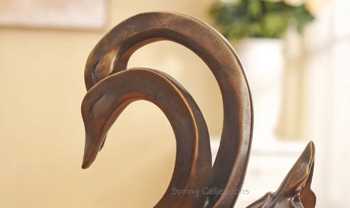 Медные украшения в виде лебедя 19 х30 см|statue for home decoration|statues homestatues decoration |