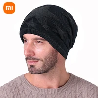 new xiaomi mijia hats men and women plus velvet thick knitted windproof cold woolen hats outdoor cycling warm autumn and winter