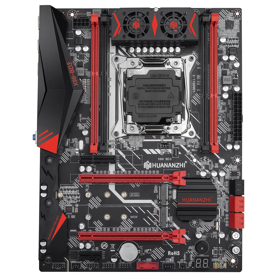 Kaufen HUANANZHI X99-BD3 V 1,1 DDR3 Motherboard Mit Intel XEON X99 LGA 2011-3 Alle Serie DDR3 RECC 128GB M.2 PCI-E NVME USB 3,0 ATX