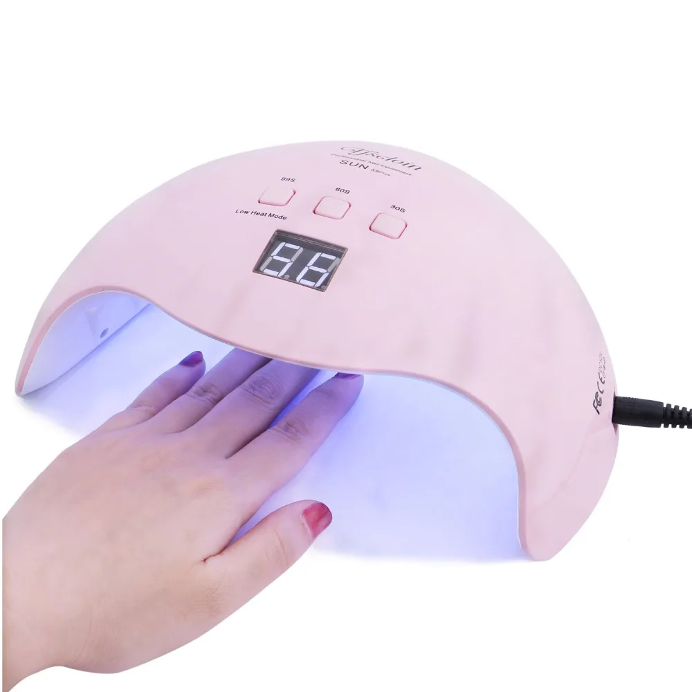 Лампа УФ/LED профессиональная для сушки ногтей сушилка с инфракрасным датчиком и