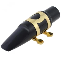 practical tenor tone saxophone mouthpiece set with cap clip reed 2pcs teeth pad for universal saxophone