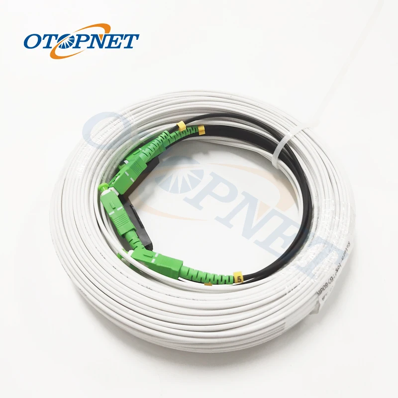 SC APC соединитель одномодовый провод FTTH волоконно-оптический кабель