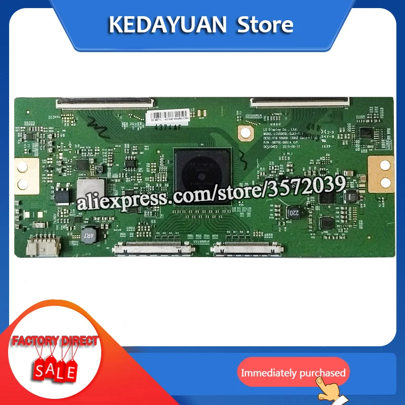 Бесплатная доставка 100% тесты работы для LG 6870C 0601A LC55EQL SJA1 831 V16 55UHD 120 Гц лоджик