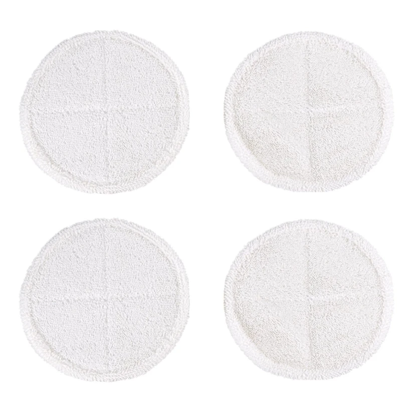 

4 Pack Soft Contact Mop Pads Replacement For Bissell Spinwave 2039A 2124 Powered Hard Floor Mop