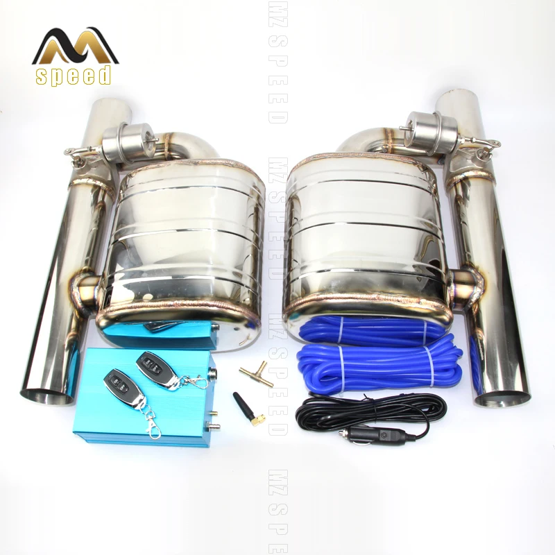 Глушитель выхлопной трубы с дистанционным управлением из нержавеющей стали