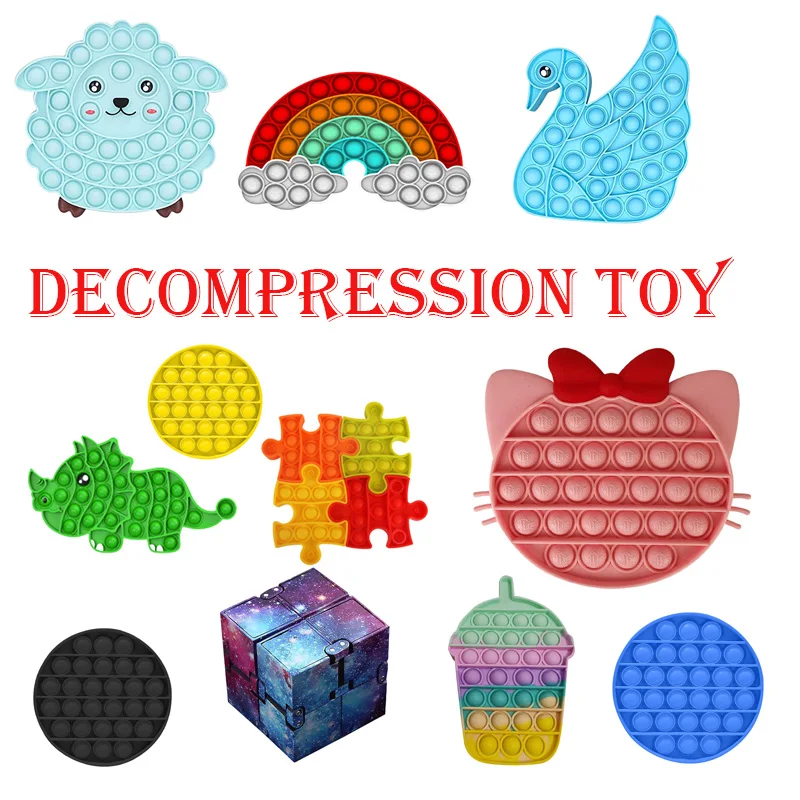 Juguetes para ni&ntilde;os y adultos, juguetes sensoriales de descompresi&oacute;n para adultos, ejercicio antiestr&eacute;s, alivio Figet, juguete sensorial, Regalos divertidos-3
