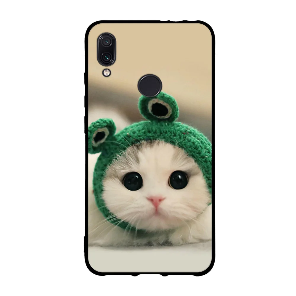 Чехол для Xiaomi Redmi Note 7, мягкий силиконовый чехол с милым котиком, задняя крышка для Redmi 7 Note 7 Pro, чехол для Xiomi Note7, чехол 6,3"