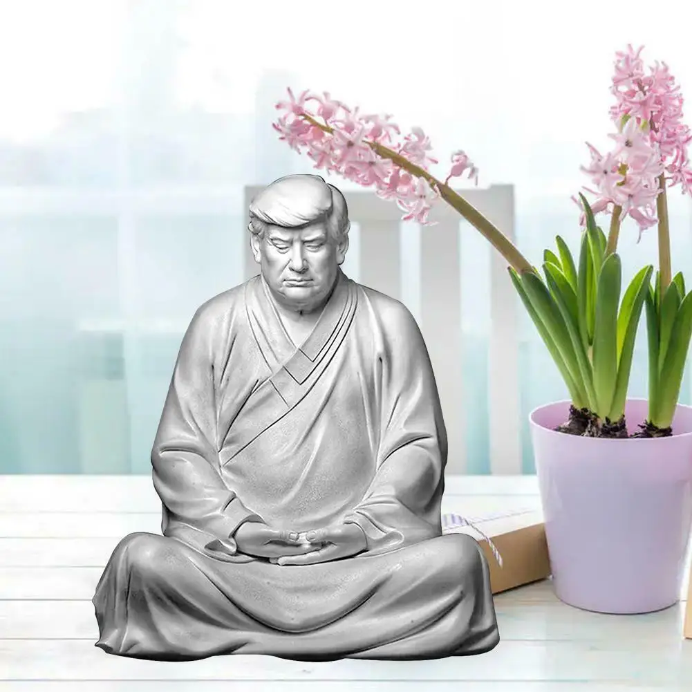 

Статуя Будды Дональда Трампа, статуя Будды президента из смолы, статуя Трампа Будды для дома, гостиной, украшения