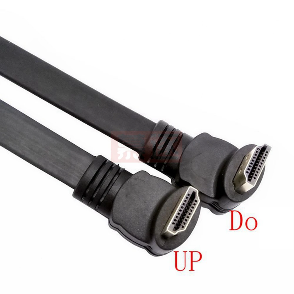 Плоский тонкий высокоскоростной 1 4 в HDMI совместимый удлинитель фут 30 см