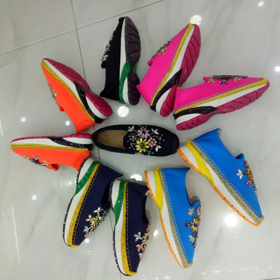 Туфли женские кожаные плоская подошва Мокасины эспадрильи стразы модная уютная