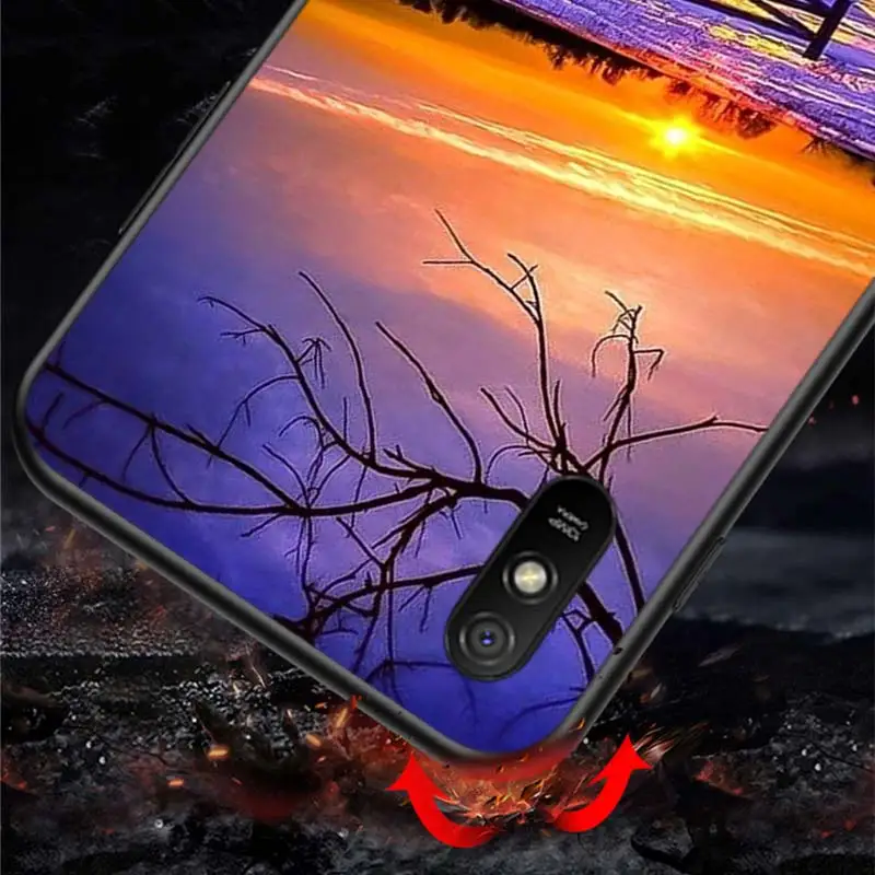 

Beautiful winter landscape For Xiaomi Redmi K30 Ultra 10X 9C 9A 9 Prime GO K20 8A 8 7A 7 S2 6A 6 5 4X Pro 5G Black Phone Case