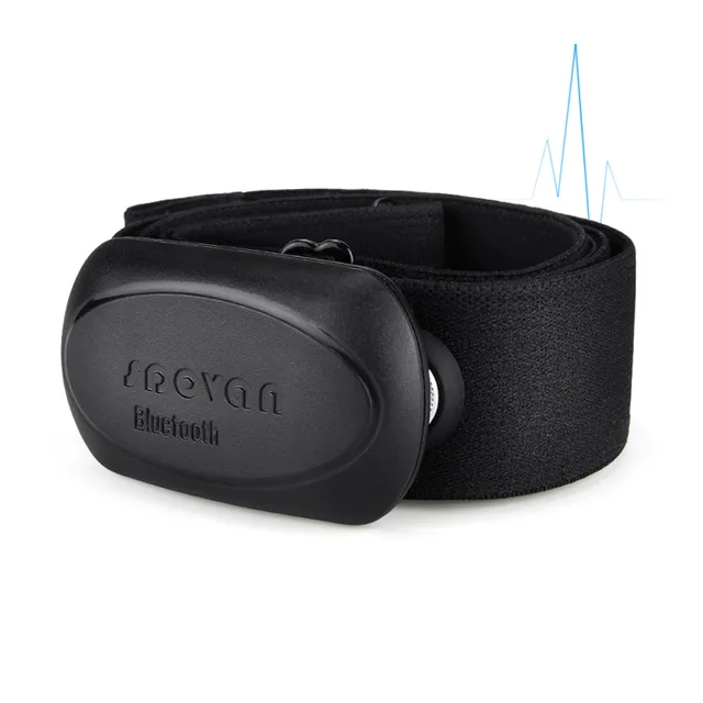 Heart Rate Monitor GIYO Перезаряжаемые беспроводной Велосипедный компьютер с монитором сердечного ритма температура монитора Bluetooth4.0 велосипедный Спидометр Секундомер для велосипеда - Цвет: Heart Rate Monitor
