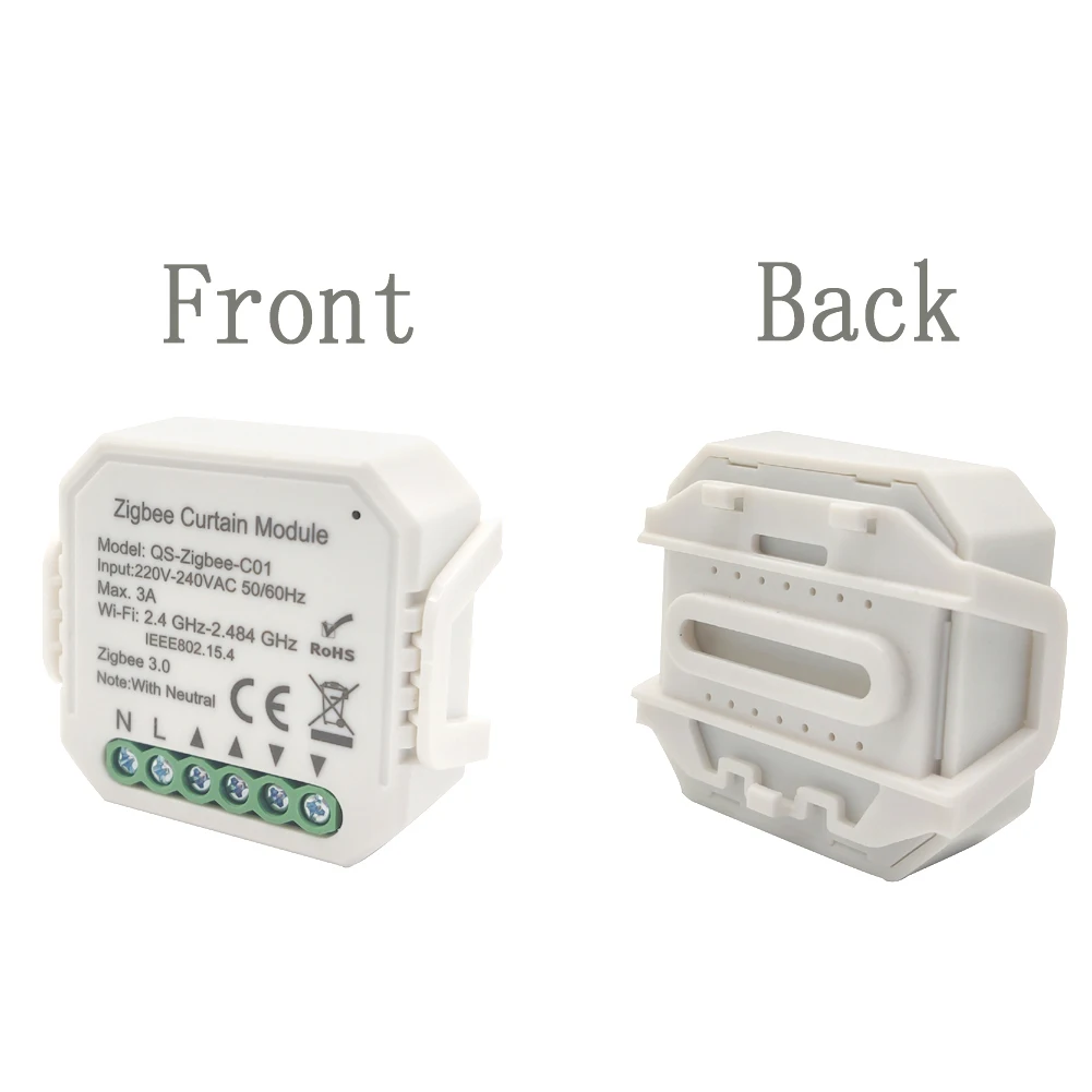 

Home Zigbee App For Roller Shutter Wireless Blind Motor Curtain Switch Module With Timer Bedroom Practical Smart Family Sharing