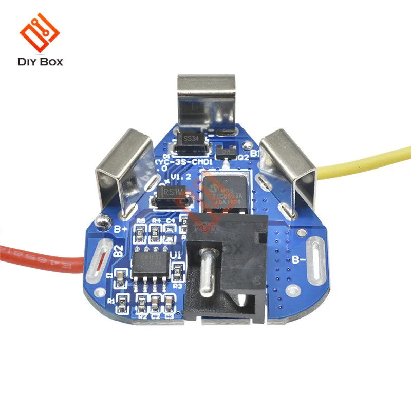 

3S 12.6V Lithium Battery Protection Board Circuit Module DC Electric Tools Power Protection Board Start 40A