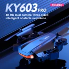 Новый мини-Дрон 4K HD Двойная камера WiFi FPV складной обход препятствия режим удержания высоты Радиоуправляемый квадрокоптер Игрушки для мальчиков Рождественский подарок
