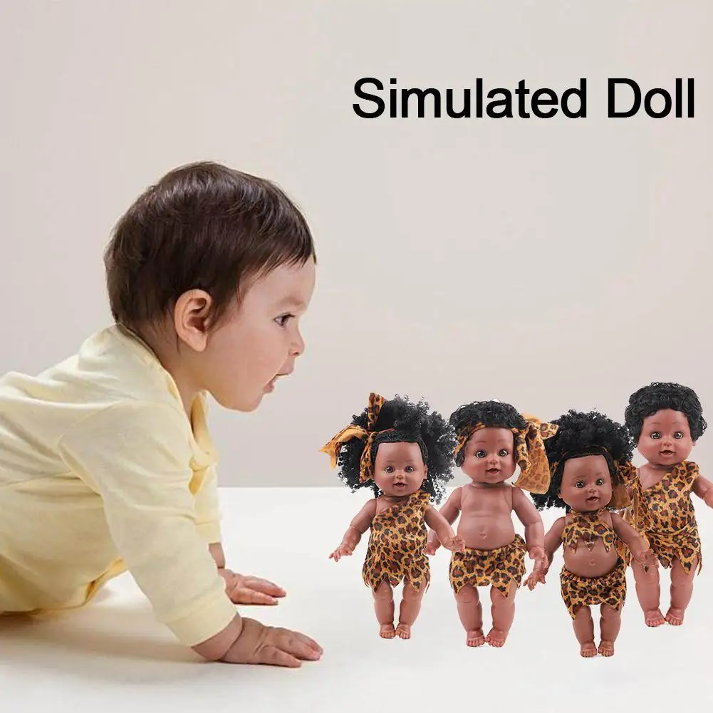 Кукла из мягкого силикона и винила черная Реалистичная 13 7 дюйма | Игрушки хобби