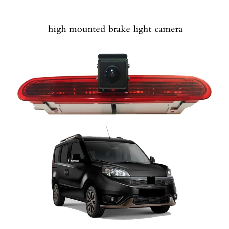 Car Waterproof High Brake Light Reversing Rear View Camera for Fiat Doblo Opel Combo