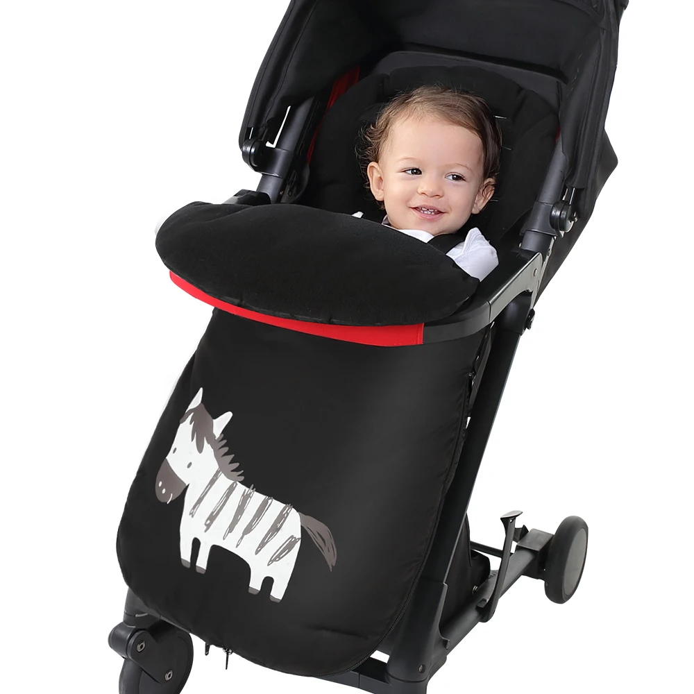 Детские спальные мешки для коляски новорожденных лапка младенцев флисовый