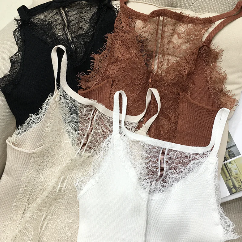 

Missoov designer brand T shirts summer women fashion tshirt sexy lace club lace v-neck tops camisetas mujer slim vest tees new