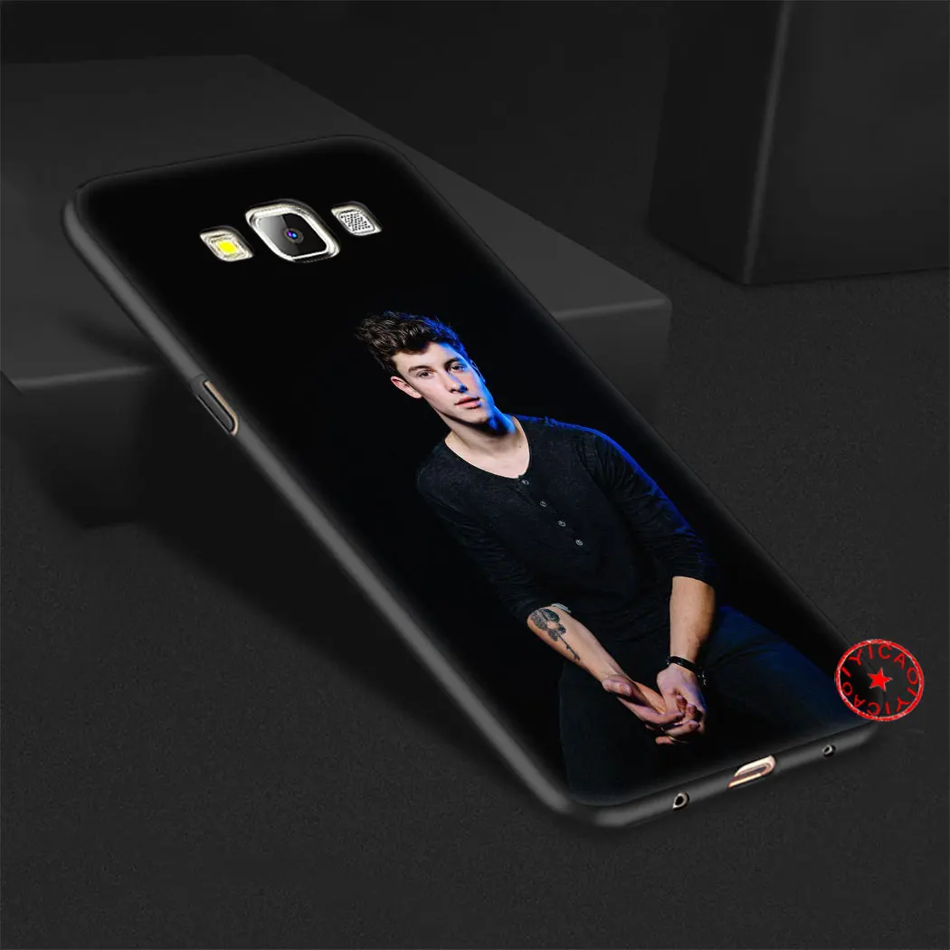 Черный мягкий силиконовый чехол Singer Shawn Mendes для samsung Galaxy A70S A20E A2 J4 J6 Plus Core J7 Duo J8 TPU |