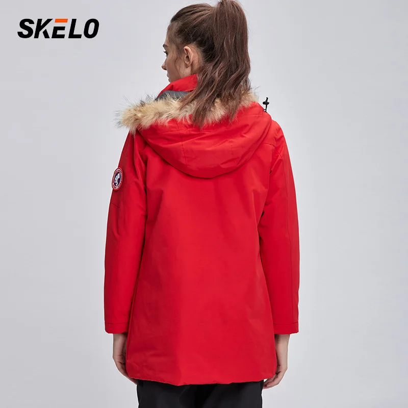 2020 лыжная куртка женская меховая Водонепроницаемая Женская Теплая Лыжная одежда