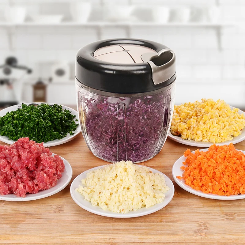 900 мл машина для резки овощей ручной измельчитель лука и чеснока Мясорубка еды