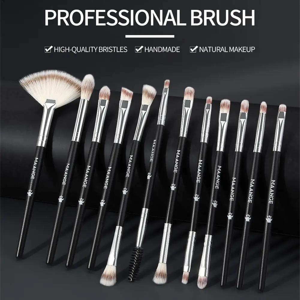 

12 Pcs Makeup Brushes Multi-purpose Eye Shadow Brushes Great Gift