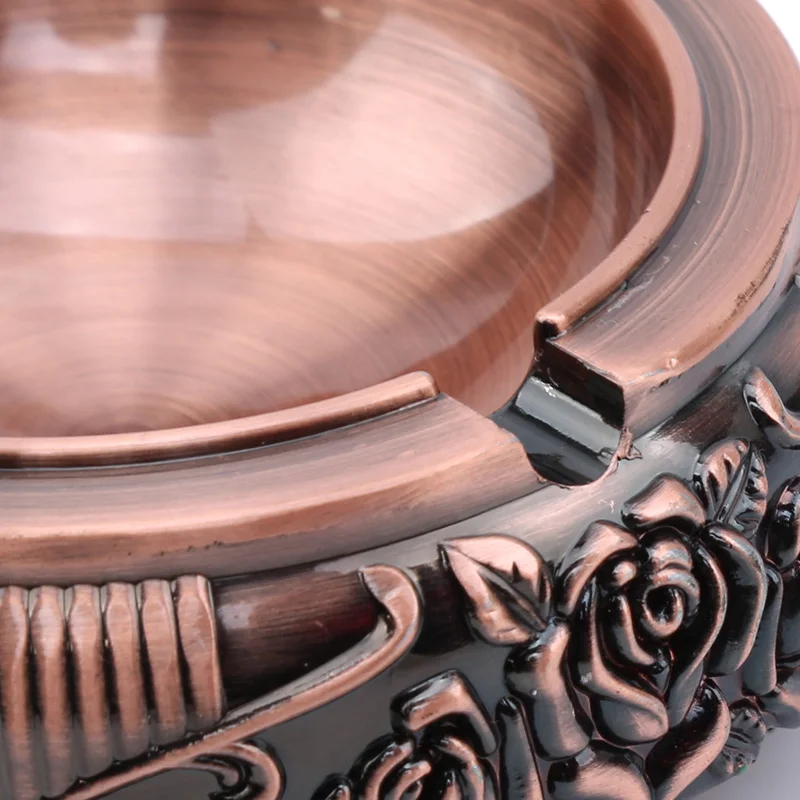 Пепельница металлическая в стиле ретро мини-держатель для сигарет офисное