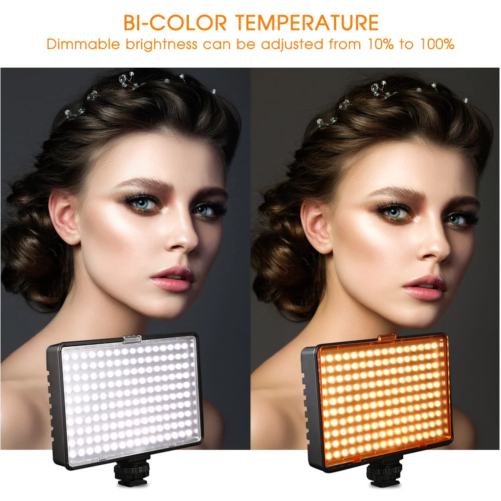 Travor TL-160 LED видео свет 5600K с регулируемой яркостью светильник для фотосъемки