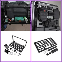 for land rover defender 2004 2019 aluminum alloy off road tailgate door fold table stylehanging bag rack plate car accessories