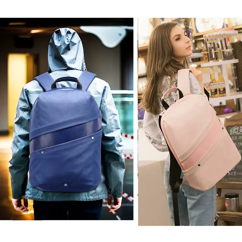 Новинка 2019 модный рюкзак для ноутбука с защитой от кражи черный тканевый