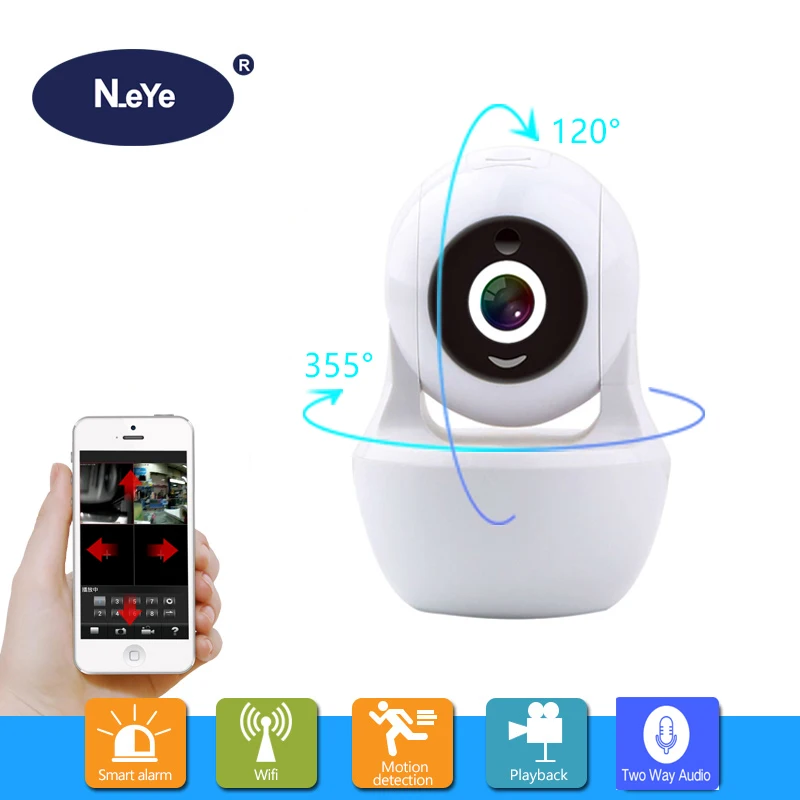 N_eye wifi камера HD1080P домашняя безопасности ip-камера с ик ночного видения аудио