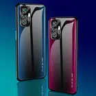 Стеклянный чехол для POCO X3 Pro, чехол POCO F3, закаленное глянцевое градиентное покрытие для POCO X3 NFC Fundas