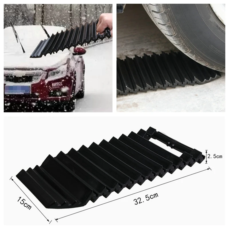 

Car Lift Plate ABS Snow Chains Non-slip Tire Anti-skid Pad Wheel Grip Tracks Mat R1516 Tread Ahead Never Get Stuck Again