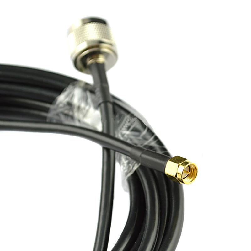 RG58 Straight SMA Male Plug to N Connector Extension Cable 5M OC-shipping | Audio &amp Video Cables
