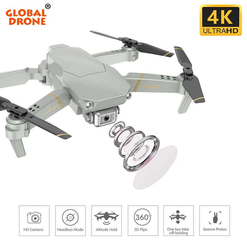 Глобальный Дрон 4K Дрон Дроны с камерой HD RC вертолет машины на панели управления мини Дрон Квадрокоптер VS XS816 E520