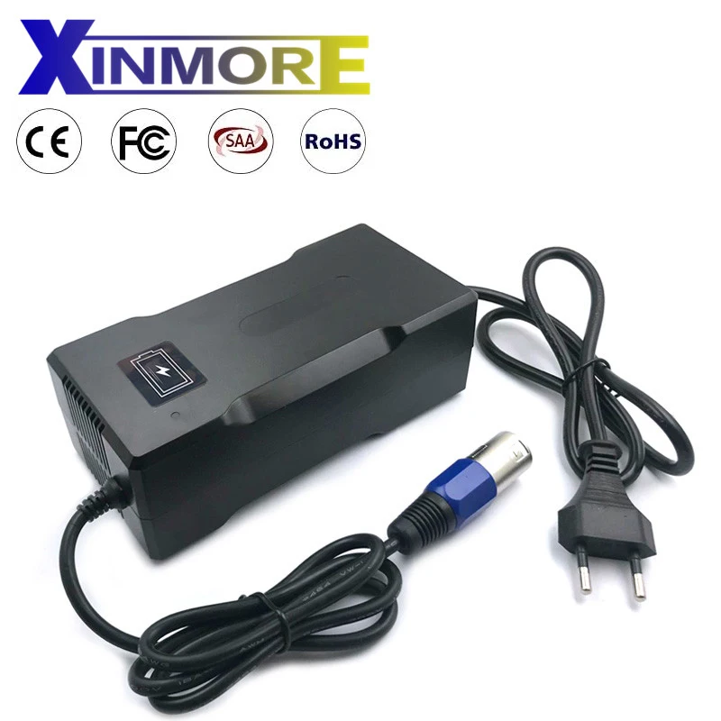 XINMORE 54 6 V 4A зарядное устройство для 48V литиевая электрическая 13 серия