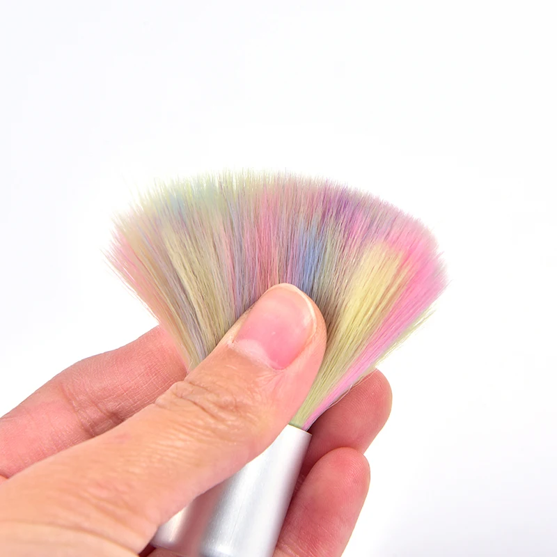 

Metal Handle Nail Cleaning Nail Brush File Nail Art Care Manicure Pedicure Soft Remove Dust Small Angle Clean Brush For Nail