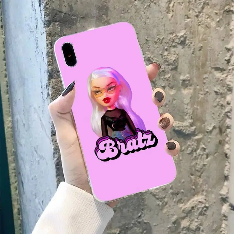 TOPLBPCS lovely Doll Bratz Soft Rubber Phone Cover for iPhone 8 7 6 6S Plus X 5S SE 2020 XR 11 12 pro XS MAX | Мобильные телефоны и