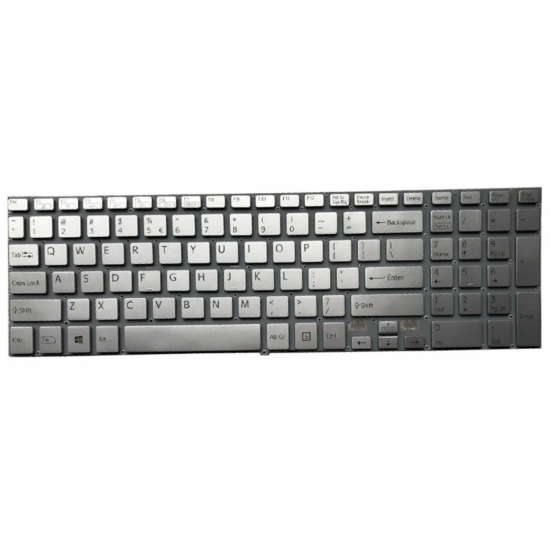 Клавиатура для ноутбука YALUZU без рамки Sony VAIO SVF152A29V SVF152C29V SVF1521Q1RW FIT15 SVF152 SVF153 SVF1541 |