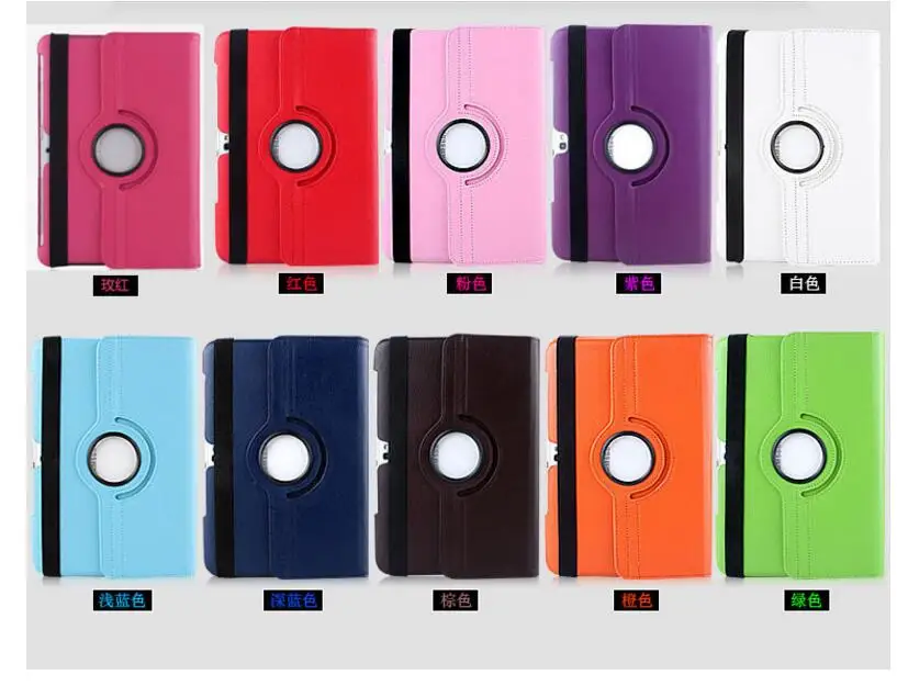 Чехол-книжка из искусственной кожи с подставкой для samsung Galaxy Note 10 1 N8000 N8010 caseTablet
