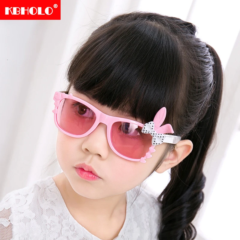 KBHOLO милые Солнцезащитные очки для девочек с кроликом Роскошные винтажные