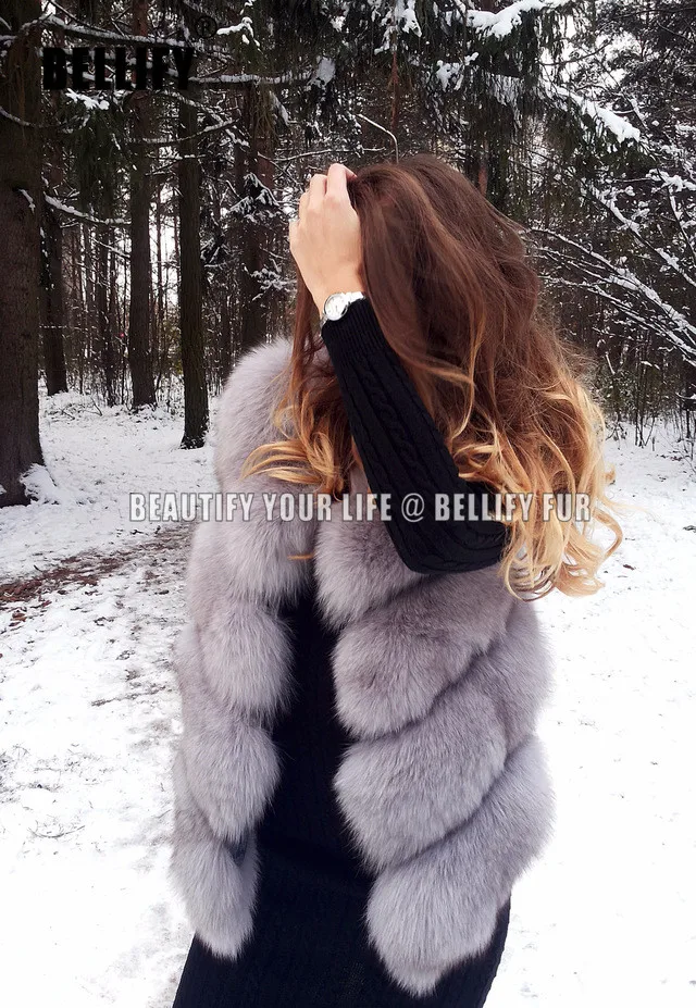 Новинка 2020 роскошный женский жилет из натурального Лисьего меха без рукавов