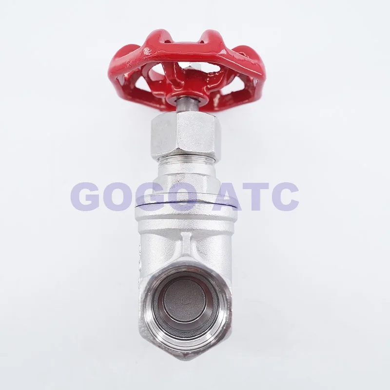 Клапан затвора с винтовым затвором из нержавеющей стали высокого качества DN40 1 1/2