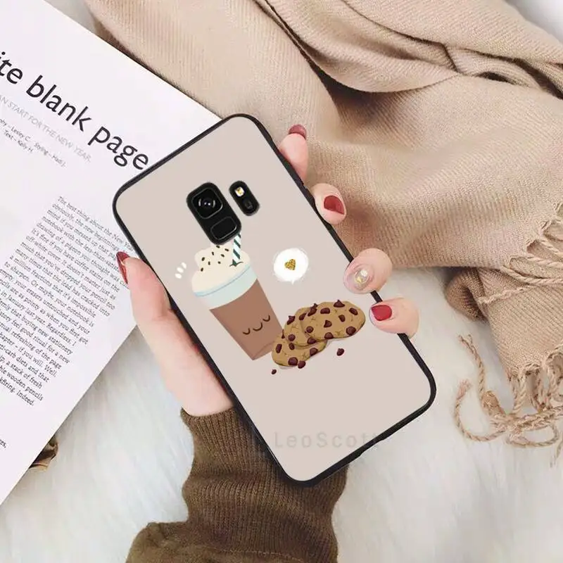 

funny coffee food Phone Case For Samsung Galaxy S5 S6 S7 S8 S9 S10 S10e S20 edge plus lite